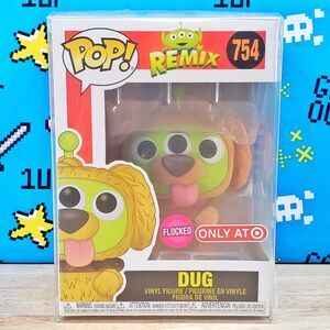 Funko PoP Pixar Alien Remix Flocked Dug #754 Target Exclusive Vinyl + Protector
